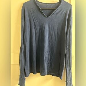 Zadig & Voltaire Navy Long Sleeve Tee